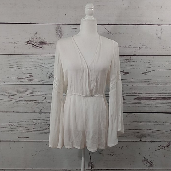 Gianni Bini Crochet Coverup Romper - Picture 3 of 5